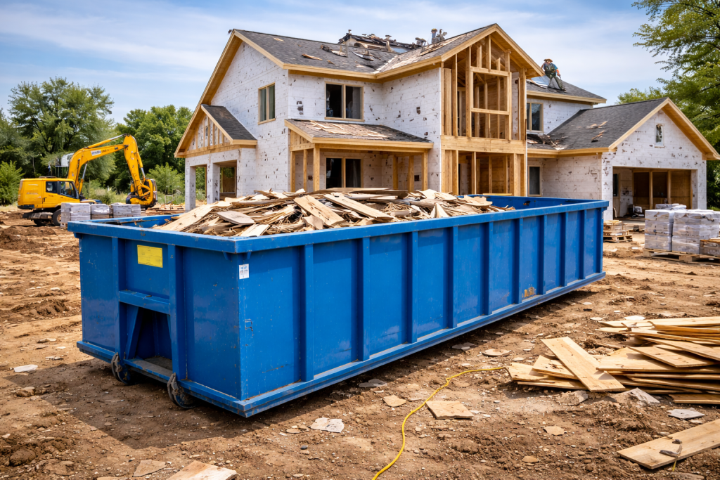 construction dumpster rental in Saginaw TX